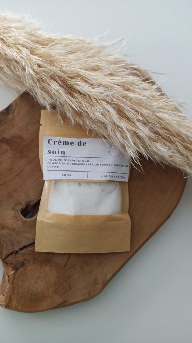 Poudre d'aspirateur Crème de soin 